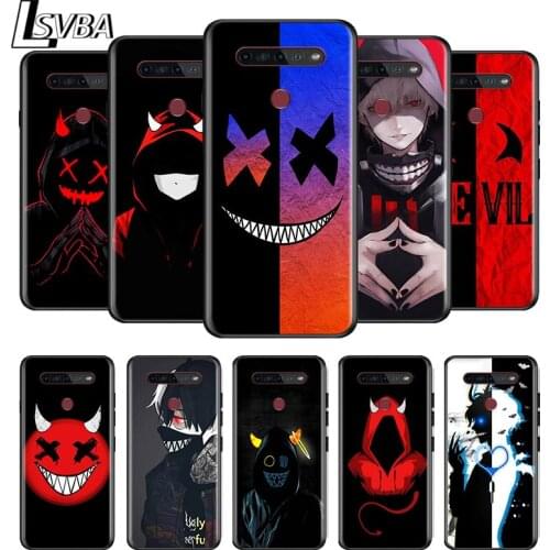 Anime Demon Boy For LG G8 V30 V35 V40 V50 V60 Q60 K40S K50S K41S K51S K61 K71 K22 K31 K42 K92 ThinQ 5G Black Phone Case