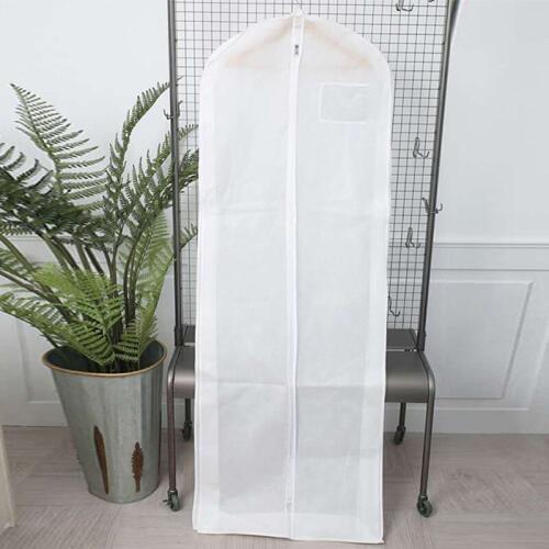 White Non-woven Fabric craft Dust Cover for Large Bridal Wedding Dress Robe Garment Clothes Storage Protection Case FC79