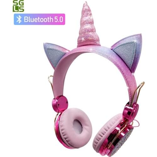 Unicorn Headset Bluetooth 5.0 Headset with Microphone Headset Laptop Phone Headset PC MP3 Tablet PC Audio Device Christmas gift