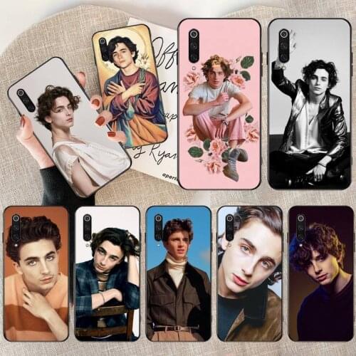 Timothee Chalamet Phone Case for Xiaomi Mi Note 10 Lite Mi 9T Pro xiaomi 10 10 CC9 Pro 9SE