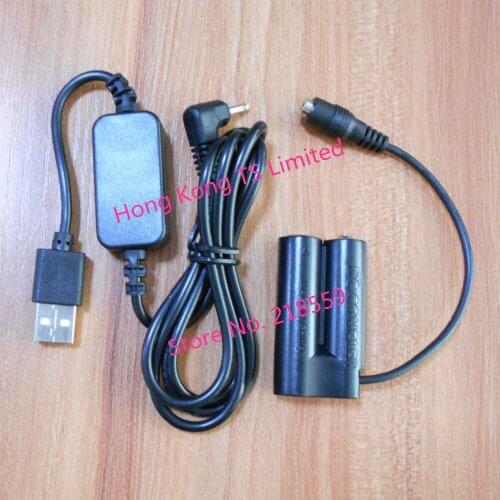 CA-PS800 USB Drive Power Adapter Cable for Camera A1300 A1400 A800 A810 SX150 IS SX160 DR-DC10 DC Coupler for AA Dummy Battery