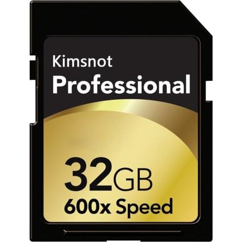 Kimsnot Professional Memory Card 600x 128GB 64GB 32GB 16GB 256GB SD Card Class10 SDXC SDHC Card C10 90mb/s UHS-I For DSLR Camera