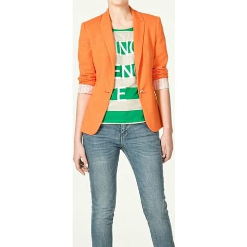 Candy Color Casual Office Blazer Women V-Neck Solid Colors Plus Size Commute Blazer 2021 Spring Autumn Work Wear Formal Clothing