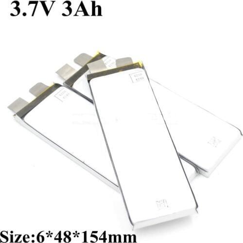 3pcs Lithium 3.7v 3Ah Battery Lipo Cell Li-ion 35C 30C High Rate for Diy 12v Battery Pack To Assemble Power Tools Electric Drone