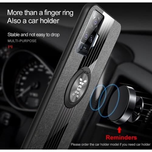 Magnetic Car Holder Case for Vivo X50 X30 Pro S5 S6 S7 Z6 Y20 Y73S X27 X23 X21 X21i X20 X9 X9S Desktop Ring Holder Cover Fundas
