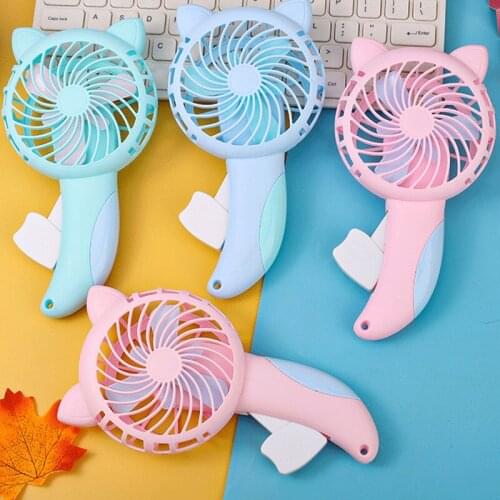 Mini Fans Foldable Desk Pocket Handheld Air Cooler Conditioner Room Small Air Appliances Home Outdoor Not Battery Hand Press Fan