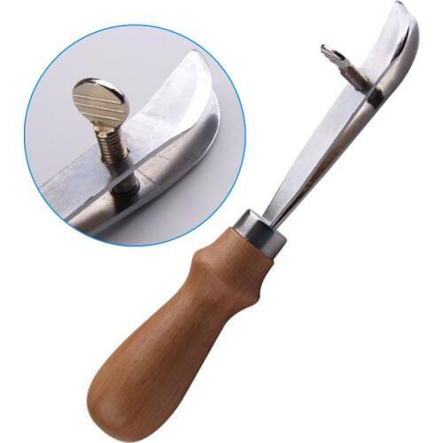 New Hand Tools For Leather Adjustable Outside Edge Creaser Leather Craft Tools Diy Handmade -30