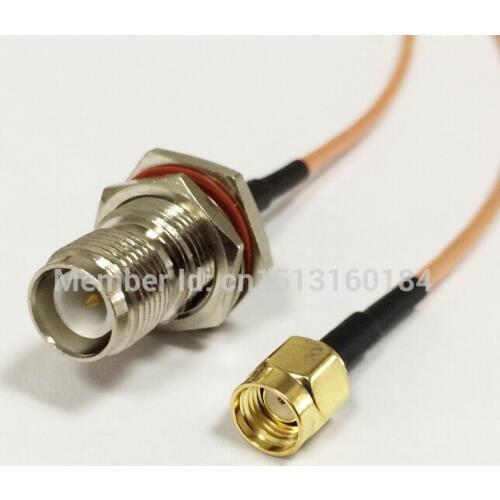 New Modem Coaxial Cable RP-SMA Male Plug To RP-TNC Female Jack Connector RG316 Cable 15CM 6" Adapter RF Pigtail