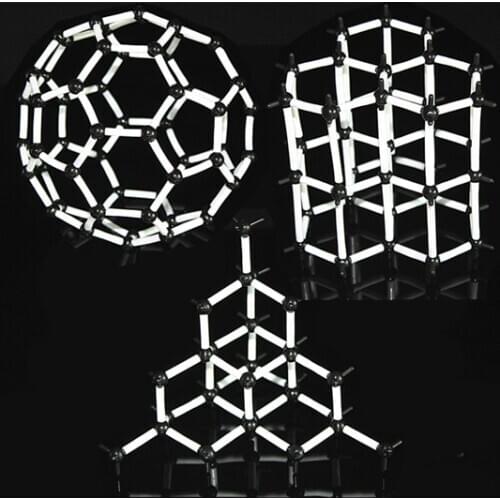 Organic Chemistry Molecular Model 9mm Carbon Allotrope Model Molecular Structure Model Teaching Experiment Tool Set