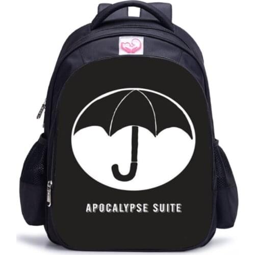 16 Inch The Umbrella Academy Children School Bags Orthopedic Backpack Kids School Boys Girls Mochila Infantil Catoon Bags