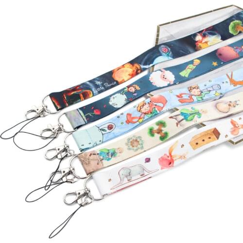 CA1185 Wholesale 20pcs/lot The Little Prince Lanyards Fox Neck Strap Phone Keys ID Card Holder Lanyard for Keys DIY Hanging Rope