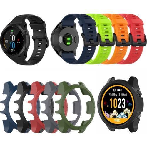 Silicone Wrist Strap Band for Garmin Forerunner 945 935 watch Bracelet Watchband for Garmin Forerunner 945 935 PC Case Cover