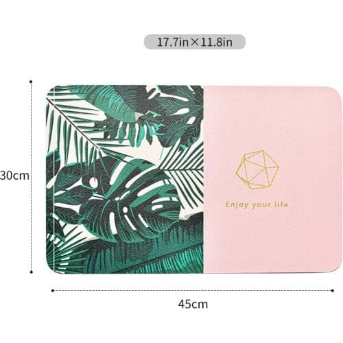 Placemat for Dining Table Tablecloth PU Leather Table Mat Waterproof And Oil Proof Heat Insulation Non-Slip Nappe de Table