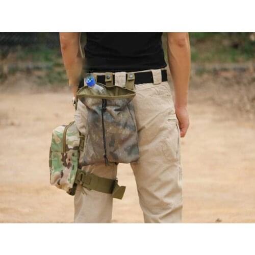 Molle Mountain climbing Bag Tactical Magazine Pouch Dump Drop Pouch Bag Recovery Pouch Airsoft AR AK Magazines