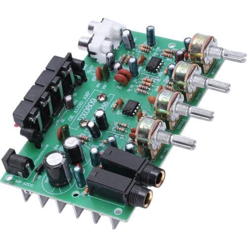 Tda8944 2.1 Amplifier Board Audio 30X2W Sound Amplifier Tone Board Dc12V With Microphone