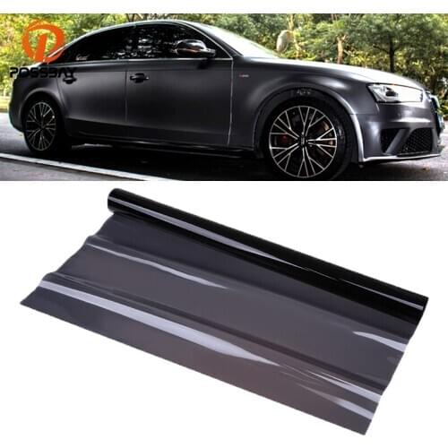 POSSBAY Car Window Tint Film Tinting Roll kit 25%VLT Glass Sticker UV-proof Sunshade Solar Protection Foils 50*300cm