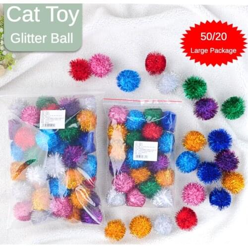 Pet Supplies Cats Self-desccating Toy Ball Bags of Colored Ringing Paper Ball Bright Silk Gold Onion Cat Toys Interactive