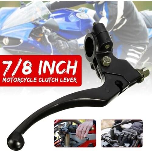 Universal 22MM 7/8 Inch Motorcycle Bikes Left Clutch Lever Handlebar Control