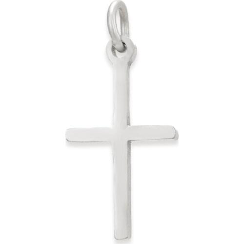Visunion Stainless Steel Cross Accessory Silver-Plated Classic Personality Custom DIY Jewelry Accessory Wholesale