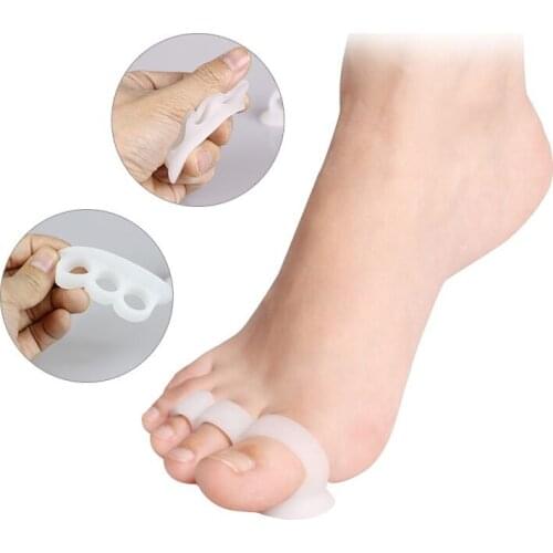 15Pairs Silicone Gel Hammer Toe Straightener Separator Overlapping Hallux Valgus Thumb Stretcher Foot Care Protector Orthosis