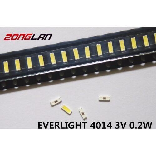 2000piece/lot for Maintenance LED LCD TV backlight Article lamp SMD LEDs 3V 4014 60MA Cold white light emitting diode 4JIAO