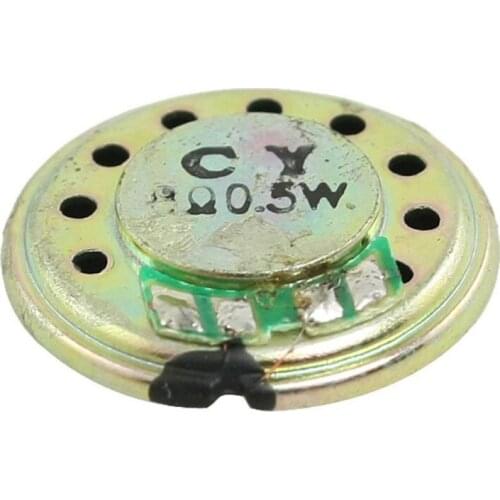 8 Ohm 0.5W 20mm Dia. Round Slim Internal Magnet Speaker for Toys