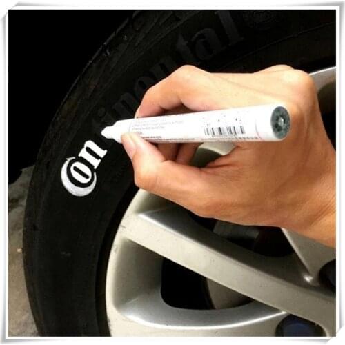 Car Accessories Tyre Tire Tread Permanent Paint Marker Oily for Mercedes Benz A G500 ML EQA E43 CLA CLA45 F125 E550 GLC C350e