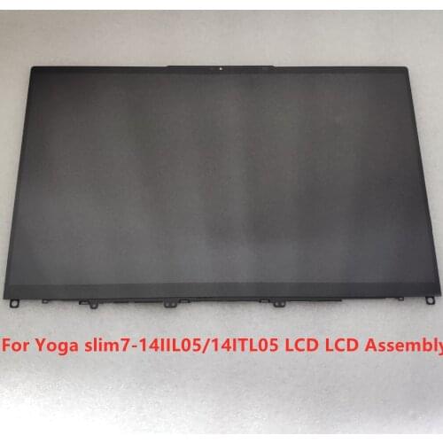 For Lenovo Yoga Slim 7-14IIL05 4ITL05 Laptop LCD Assembly FHD 1920*1080 B140HAN06.8 Fru 5D10S39645