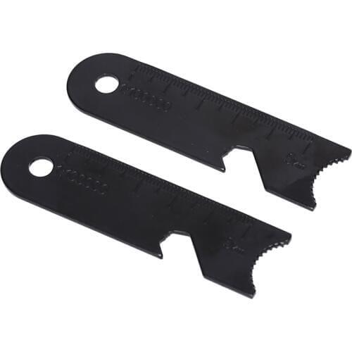 2pc Magnesium Flint Scraper Stone Fire Starter Lighter Outdoor Survival Camping Tool