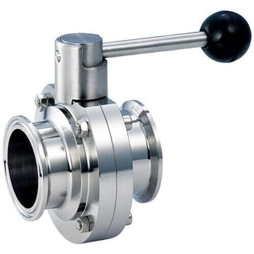 1.5" 25mm Butterfly valve . Stainless steel 304