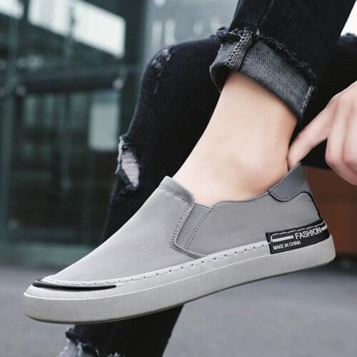Lazy Mens Casual Shoes Summer Breathable Canvas Mens Driving Shoes New Fashion Flat Sports Shoes Men Zapatos De Hombre 2021