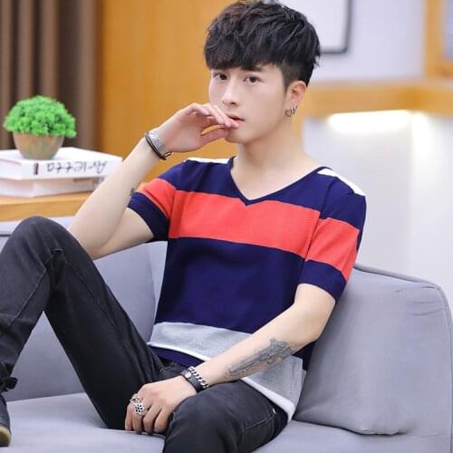 Mens Sweaters Thin (Summer) Green Orange Slim Fit Leisure V-Neck Short Sleeve Sleeve Spring Autumn Men Sweater Fall Sweater