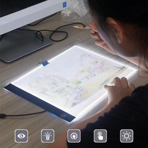 A4/A5 LED Drawing Boards Tracing Board Copy Pads LED Drawing Tablet Plate Art Writing Table Stepless Dimming Artcraft Light Box