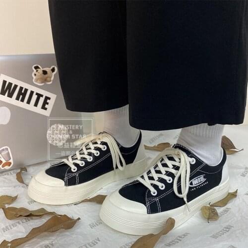 Thick-soled Canvas Shoes Womens New Shoes In Spring 2021. Students' Shoes Are Big Shoes