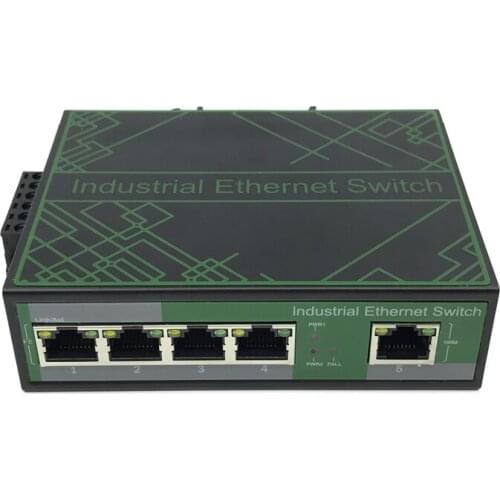 Industrial High Power Unmanaged 10/100M 4 Port 5 Port Industrial Ethernet Switch For CCTV Security gigabit switch network rack