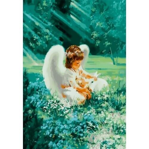 Paints By Numbers people Pictures Oil Painting By Numbers Set Gift Coloring By Numbers Canvas Wall Set paint girl