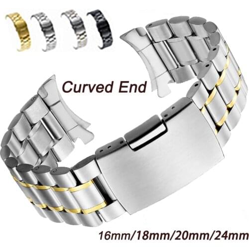 For Samsung Galaxy watch 3 46 Gear S3 Classic Frontier Watch Band 22mm Stainless Steel Strap Wrist 20mm for Amazfit Bip 18mm 24m