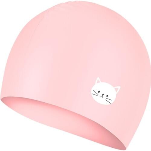 SEACMYDODO Cartoon Swimming Cap Waterproof Protect Ears Boys and Girls Swim Equipment Men and Women Long Hair Swimming Hats