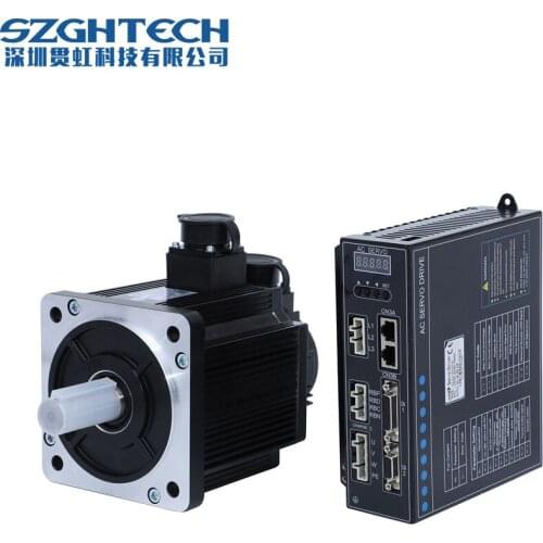 New series servo 1.5kw,6NM, 2500rpm AC servo motor driver with brake and cables system 220V 1.5KW servo kit for CNC