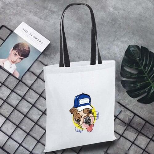 Large-capacity Canvas Bag Tote Reusable Polyester Portable Shoulder Supermarket Shopping Bag High Quality Messenger Bag