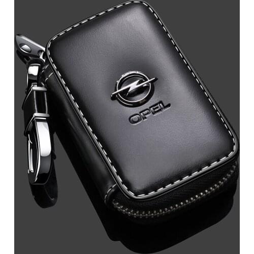 1pcs For Opel Astra Corsa Meriva Zafira Antara J Mokka Insignia Key Fob Shell leather car key cover Car Key Case Car Key coat