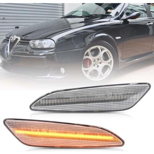 2x Led Side Marker Blinker Light For Alfa Romeo 156 147 Fiat Tipo Egea Lancia Delta Ypsilon 3 Amber Turn Signal Indicator Lamps