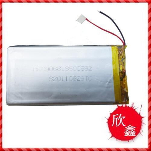 3.7V lithium battery 12800MAH polymer lithium battery 9068135 large capacity mobile power core Rechargeable Li-ion Cell