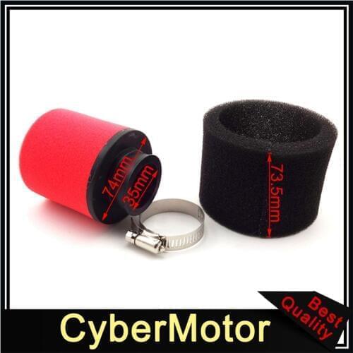35mm Foam Air Filter Clearner For 50cc-110cc XR CRF SSR Thumpstar KLX110 TTR Pit Dirt Bike Motorcycle ATV Quad Go Kart Buggy