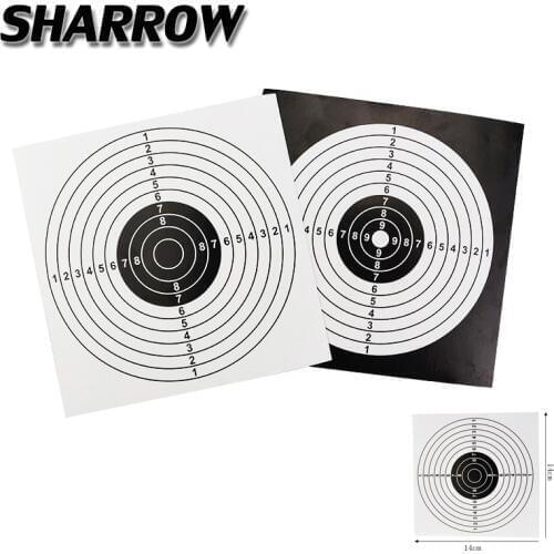 50pcs Archery Target Paper Shooting Training Target Point Paper For Indoor Outdoor Shooting Hunting Bow And Arrow Accessories