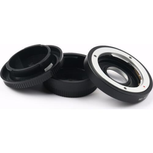 Camera Lens Adapter with Optical Glass Infinity Focus f Minolta MD MC Mount Lens to Nikon DSLR D750 D610 D5600 D7000 D7200 D800