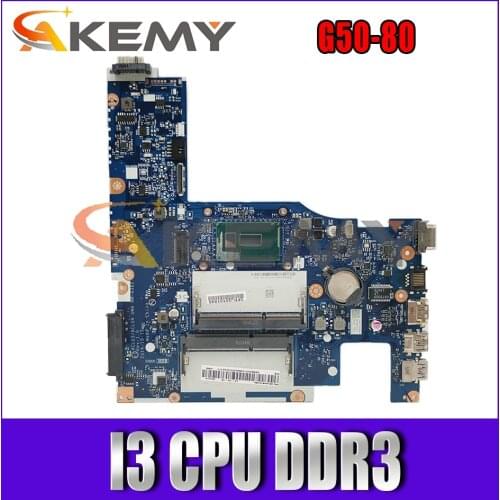Akemy ACLU3/ACLU4 UMA NM-A362 Motherboard For Lenovo G50-80 Laptop Motherboard CPU I3 DDR3 100% Test