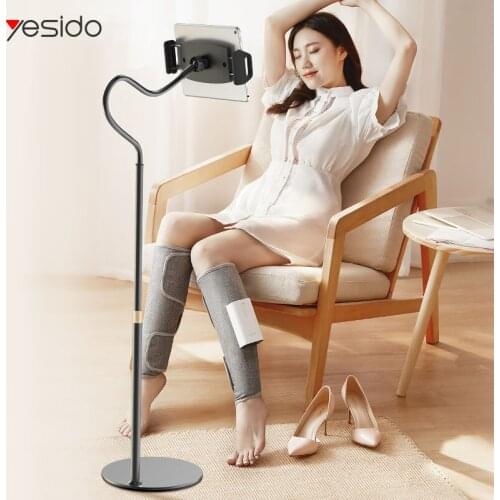 Aluminum Scalable Flexible Arm Floor Tablet Phone Stand Holder Support For Xiaomi iPad Pro12.9 Lounger Bed Mount Bracket
