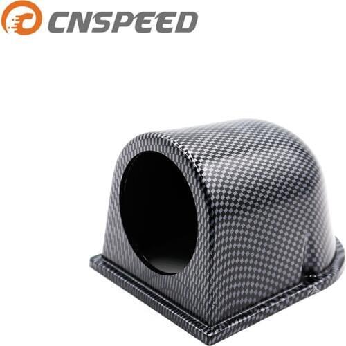CNSPEED Car meter holder 2" 52mm Carbon Single Auto car gauge holder Meter pod Car meter holder gauge pod
