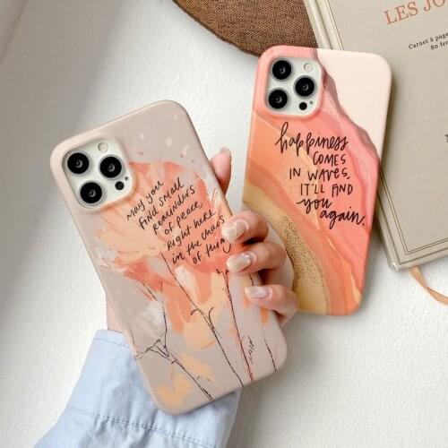 Phone Case For iPhone 12 Mini 12 11 Pro X XR XS Max 7 8 Plus SE 2 Fashion Abstract Graffiti Art Letter Soft IMD For iPhone 11 12